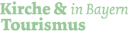Logo Kirche und Tourismus grün auf weiß ohne Rand - Einbettungscode (180 x 80 px)